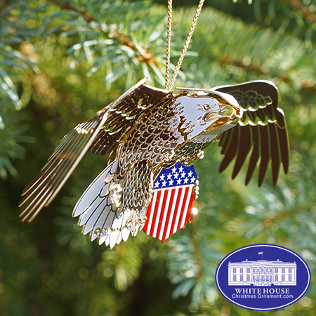 USA Bald Eagle Ornament