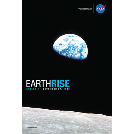 NASA Earth Rise Print