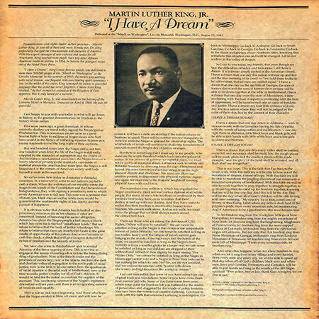 Martin Luther King, Jr.'s "I Have a Dream 1963"