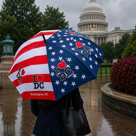 Gifts - Umbrella - Washington DC Patriotic