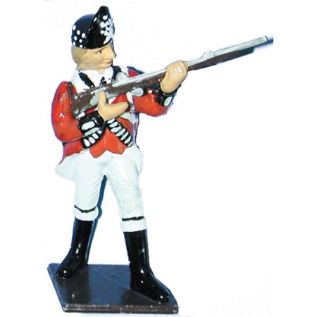 British Infantryman Firing Figurine - 17740