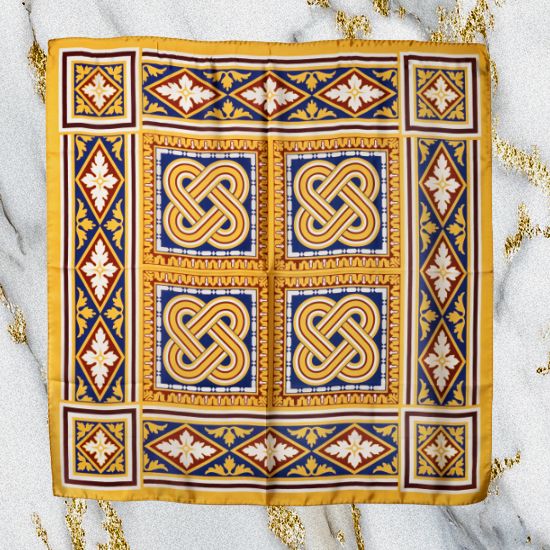 Minton Tile Celtic Knot Scarf