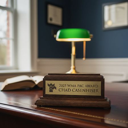 One by Four inch Custom Brass Plate Engraving