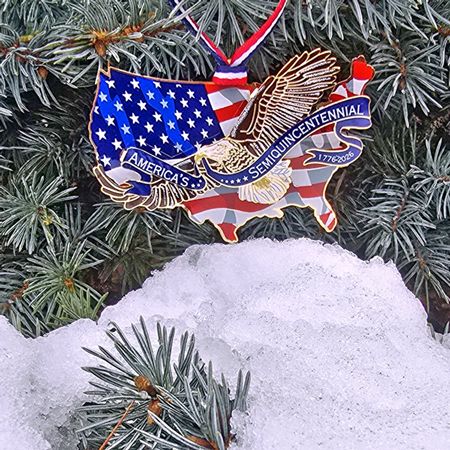 America 250 Semiquincentennial Eagle Ornament