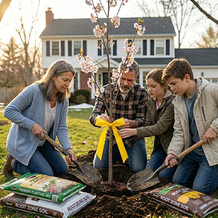 Support Our Troops Cherry Blossom Planting Kit