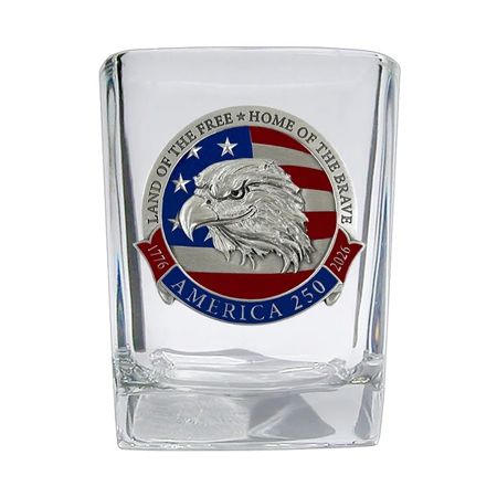 America's 250th Anniversary Eagle Head with Flag Square Shot