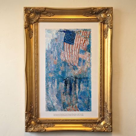 The Avenue in the Rain by Childe Hassam