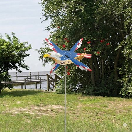 Premier Whirligig 18-Inch Independence Eagle Patriotic Wind Spinner