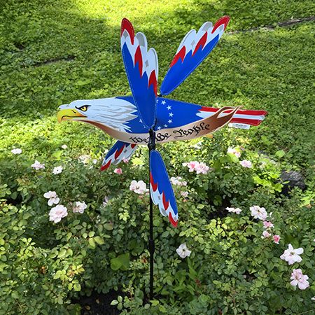 18-Inch We the People Eagle Wind Spinner - 21796