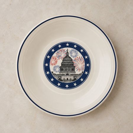 U.S. Capitol Fireworks Dinner Plate