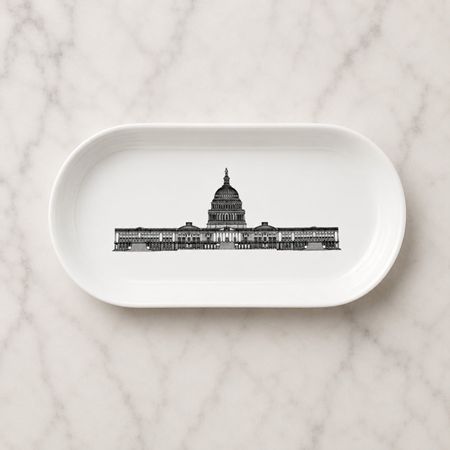 U.S. Capitol Oblong Serving Platter