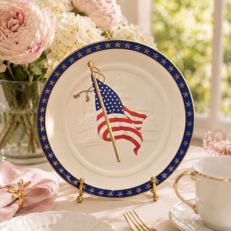 Official U.S. Congress Stars &amp; Stripes Presentation Plate by Pickard