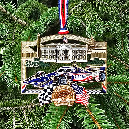 White House Freedom 250 Grand Prix Christmas Ornament