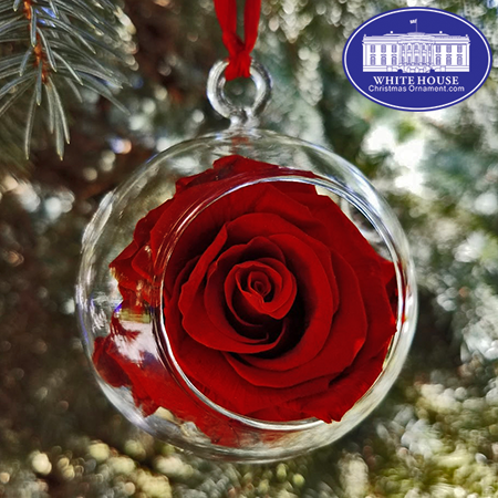Red Rose Garden Ornament