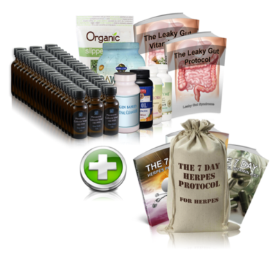 Intl. Leaky Gut Kit + The 7 Day Herpes Protocol Kit (Combo Package)