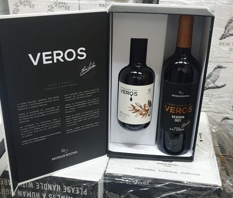 Veros - Pack Tinto Reserva + Garrafa de Azeite