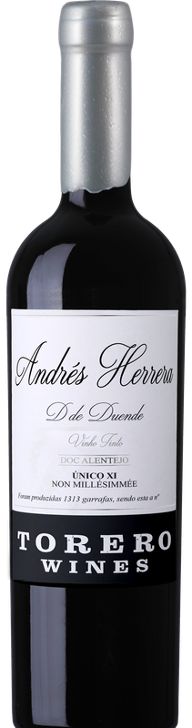 Andrés Herrera D de Duende DOC ALENTEJO TINTO – ÚNICO XI NON MILLÉSIMÉ