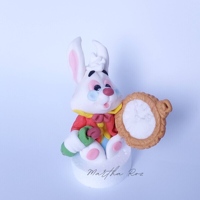 White Rabbit figurine.