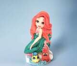 Ariel Mermaid Figurine Cake decorations.