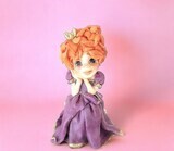 Red Hair sweet Princess Figurine Cake Decorations.