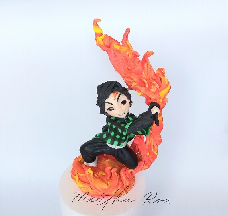 Anime Custom Figurine.  Bespoken design figurine.