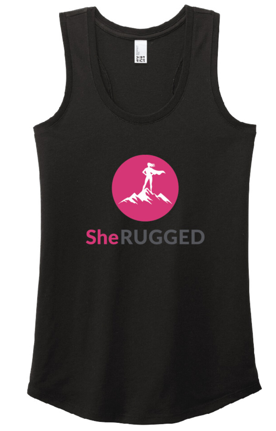 LARGE SheRUGGED Racerback Tank Top