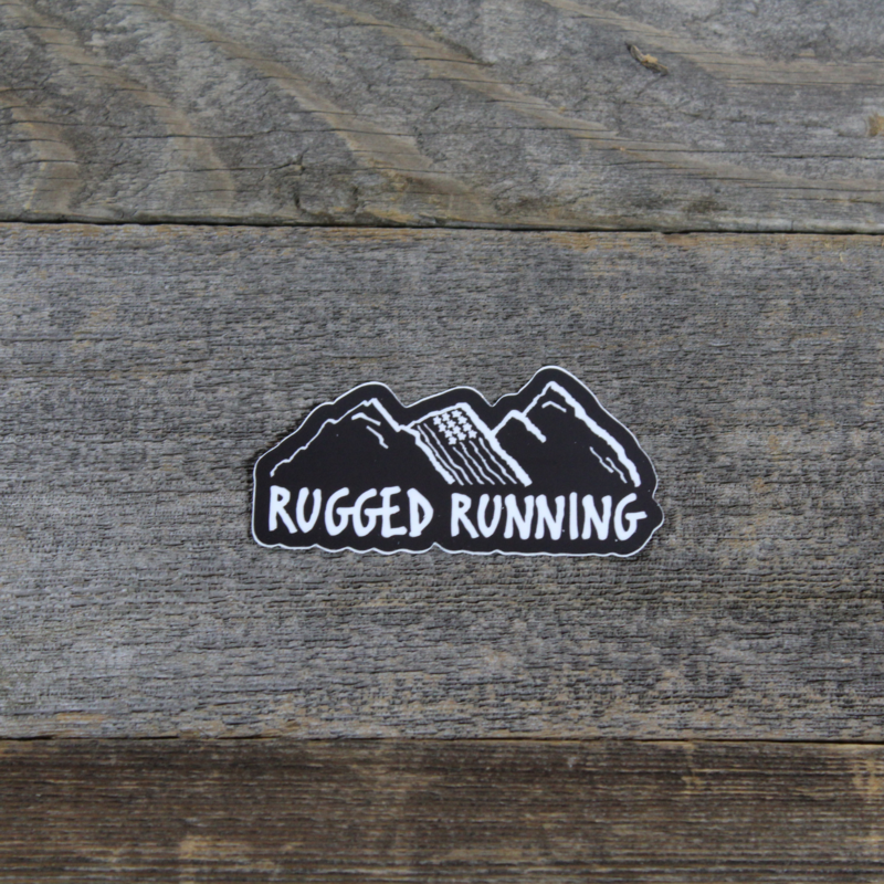 Rugged Running Sticker