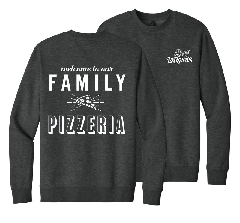 HEATHERED CHARCOAL CREWNECK