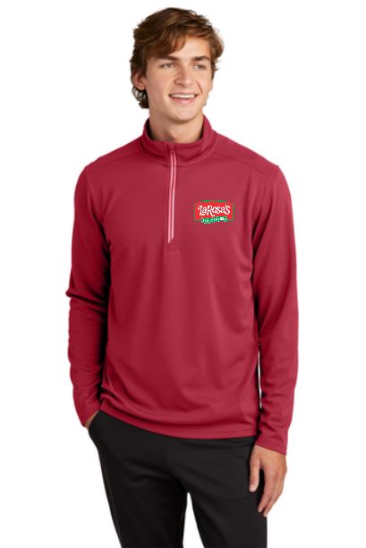 Sport-Tek® Sport-Wick® Textured 1/4-Zip Pullover