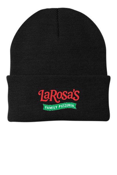 BLACK LAROSAS KNIT CAP