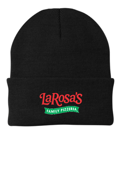 BLACK LAROSAS BEANIE KNIT
