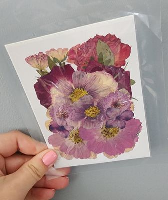 Dry flowers mixed - UV Resin/ sun printing