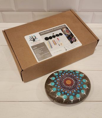 Dot art mandala rock kit