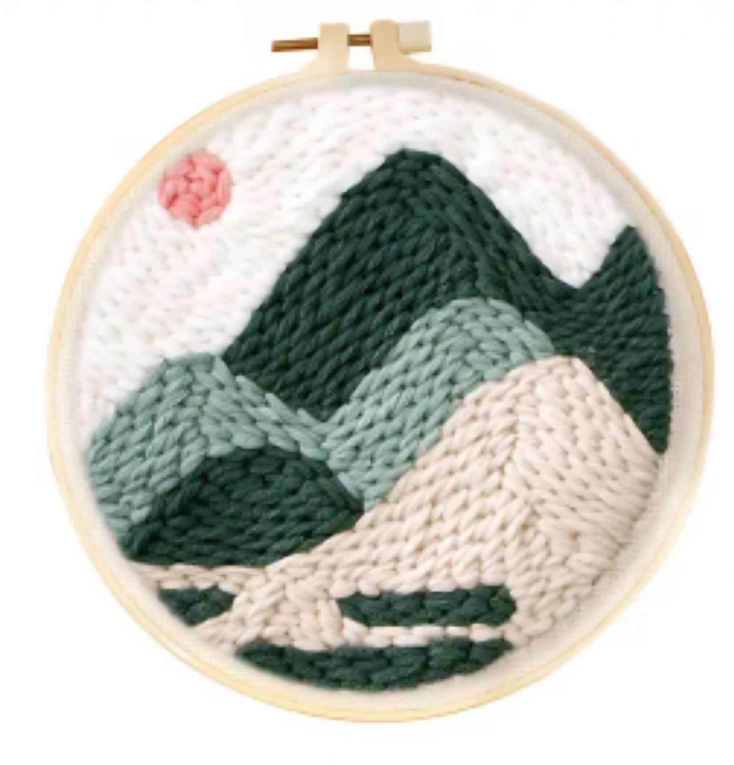 Punch needle kit (wool) landscape