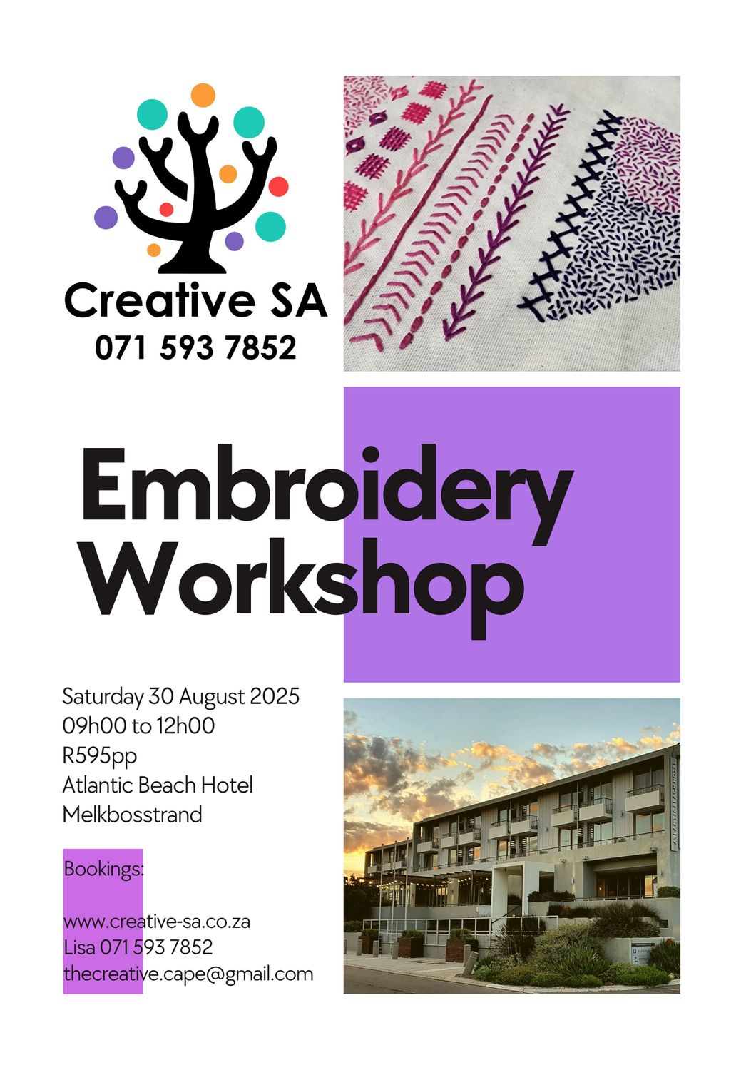 Basic Embroidery Level 2 Workshop