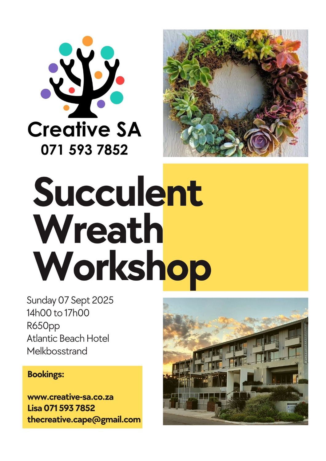 Succulent Wreath Workshop