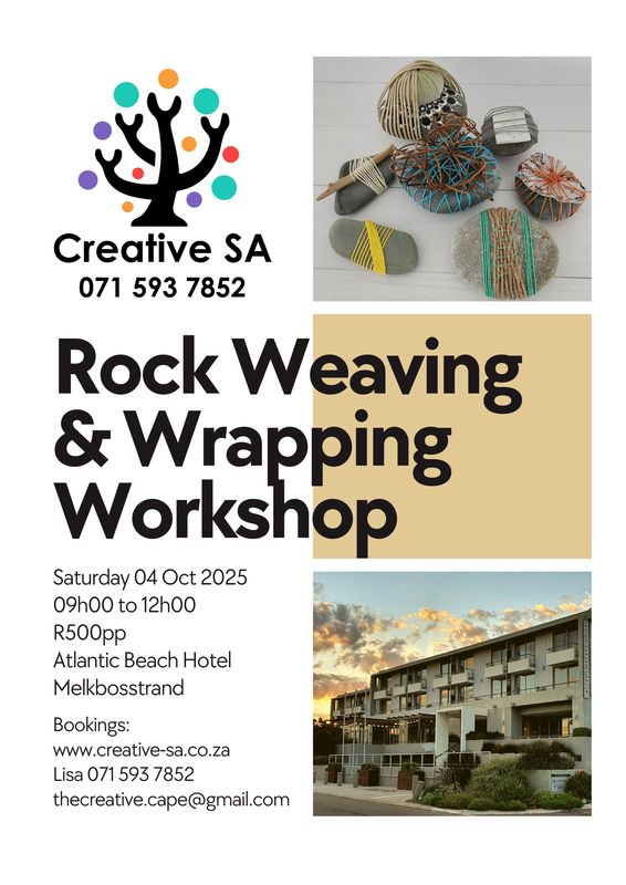 Rock Weaving &amp; Wrapping Workshop - 04 Oct 2025 @ 09h00