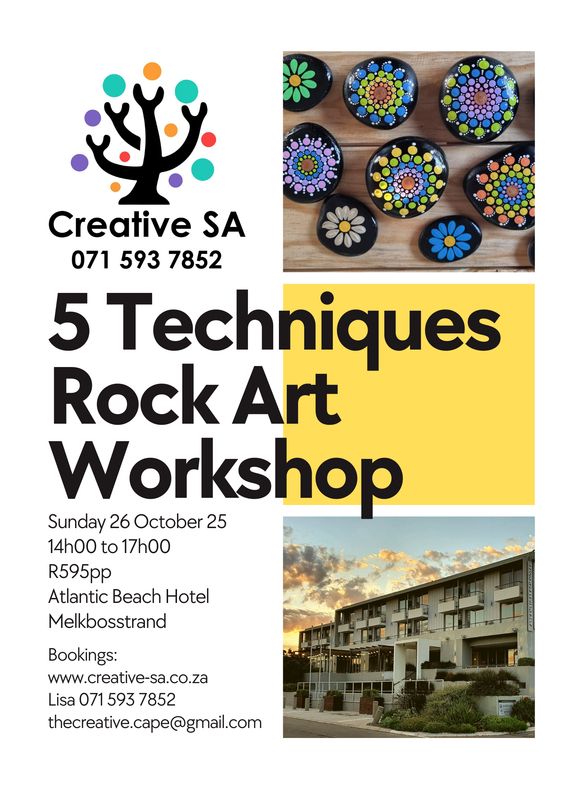 Rock Art Workshop - 5 techniques - 26 Oct 2025 @ 14h00