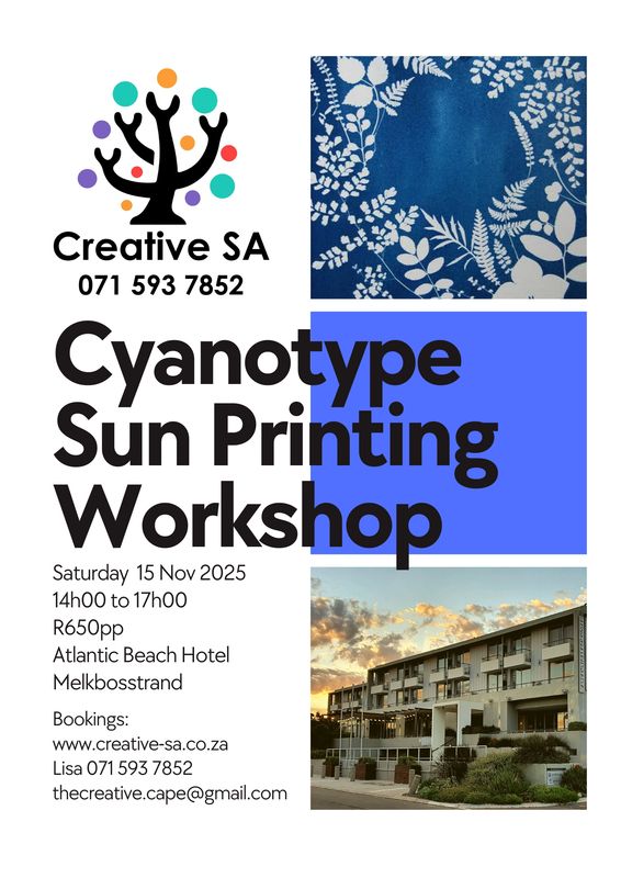 Cyanotype Sun Printing Workshop - 15 Nov 2025 @ 14h00
