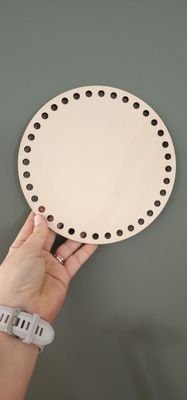 Crochet basket bases (round 20cm wide)