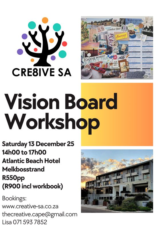 Vision Board Workshop @ 14h00 on 14 December 2025 in Melkbosstrand
