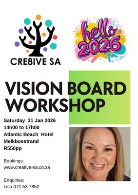Vision Board Workshop @ 14h00 on 31 Jan 2026 - Atlantic Beach Hotel Melkbosstrand