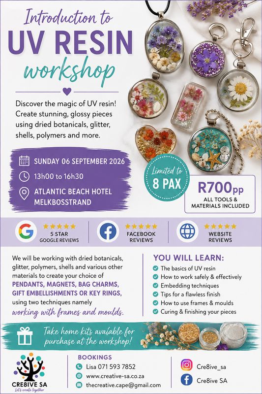 Introduction to UV Resin Workshop
