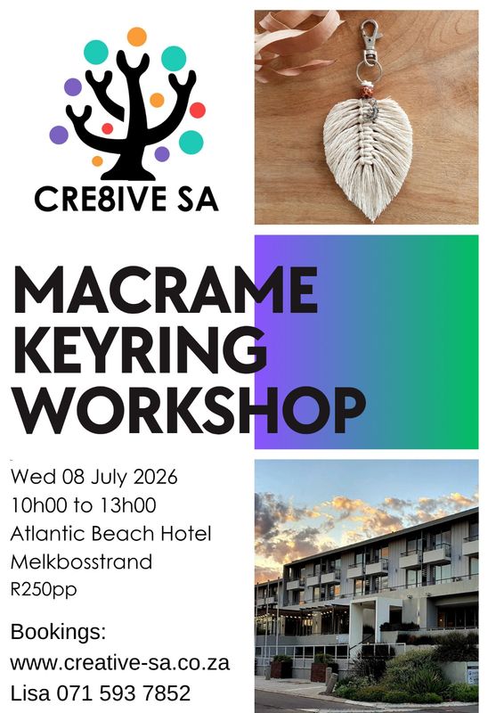 Teen Holiday Workshop - Macrame Keyring 