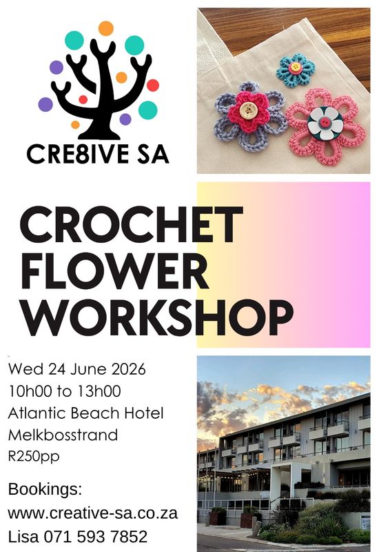 Teen Holiday Workshop - Crochet Flowers 