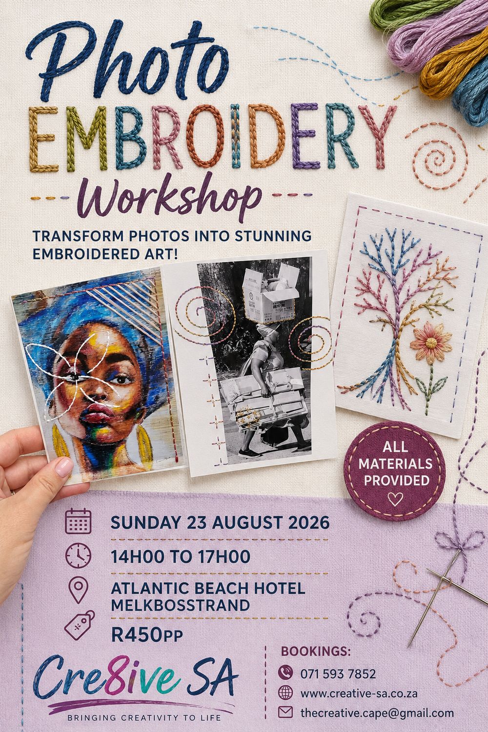 Photo Embroidery Workshop