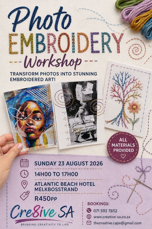 Photo Embroidery Workshop