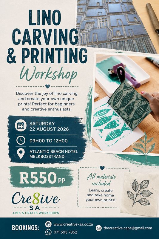 Lino Carving and Printing Workshop