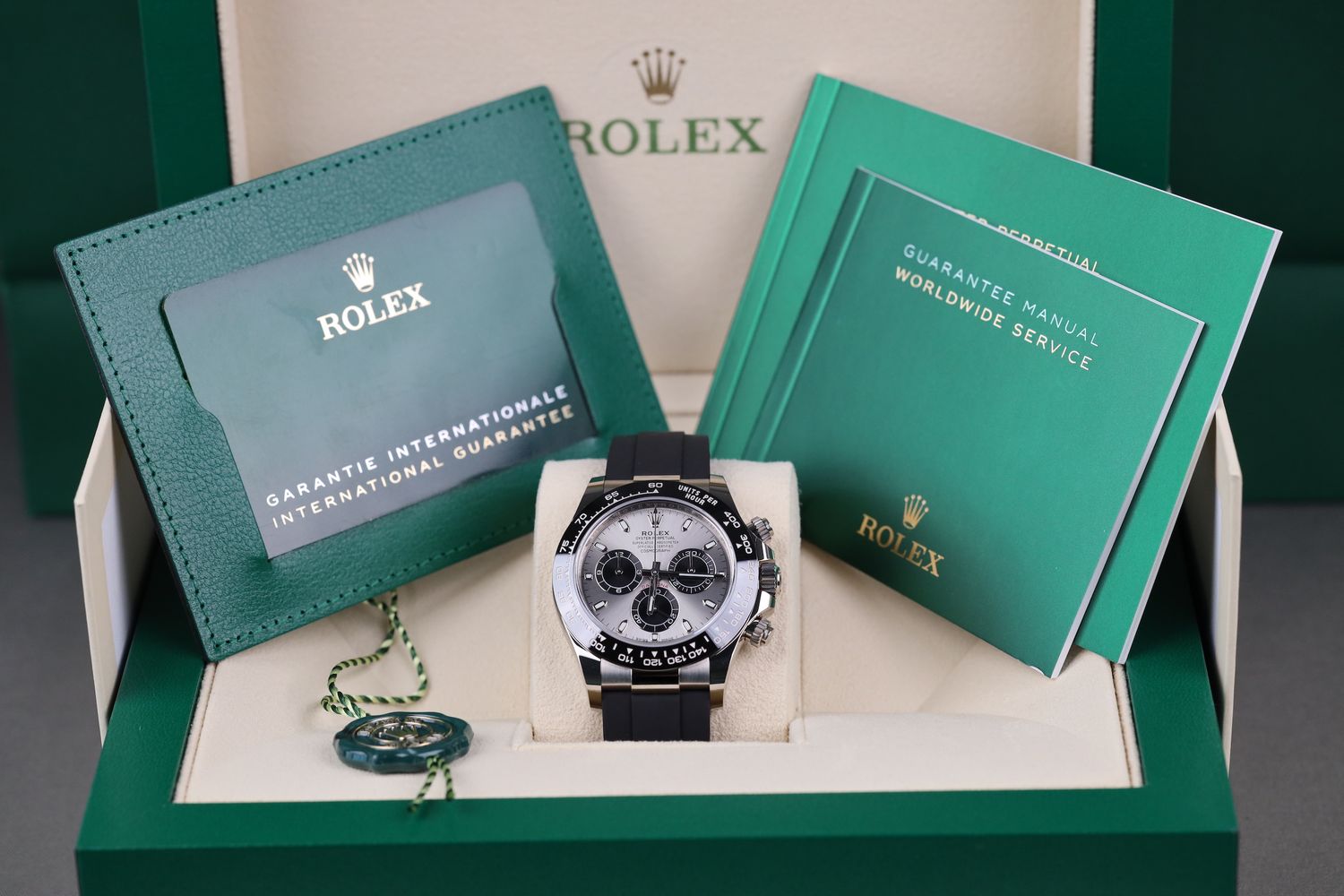 Rolex Daytona Oysterflex Weißgold Grau (Ghost Dial) - 2021