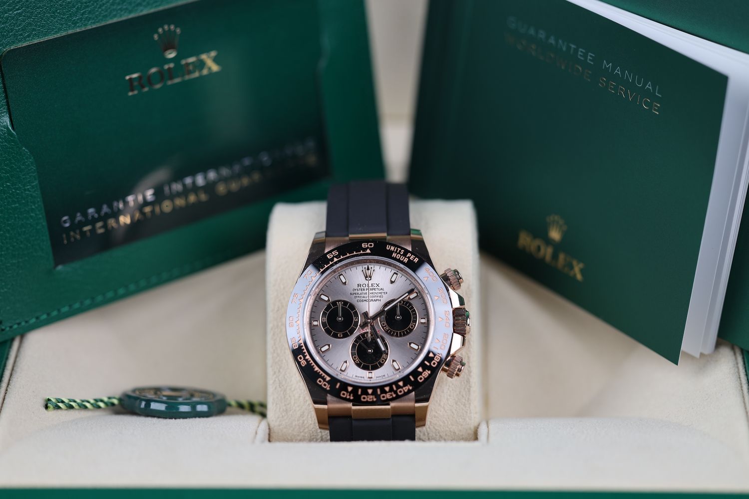 Rolex Daytona Oysterflex Roségold Sundust Dial - 2023